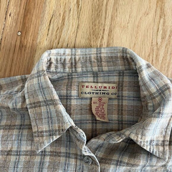 Telluride Clothing Company Thick & Warm Classic‎ Plaid Men’s Button Up Medium - Picture 3 of 4